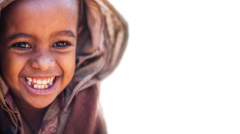 Bambino sorridente ActionAid