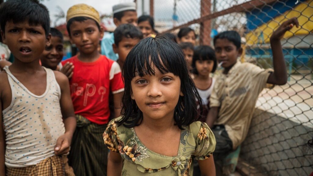 Rohingya nel campo di Cox’s Bazar